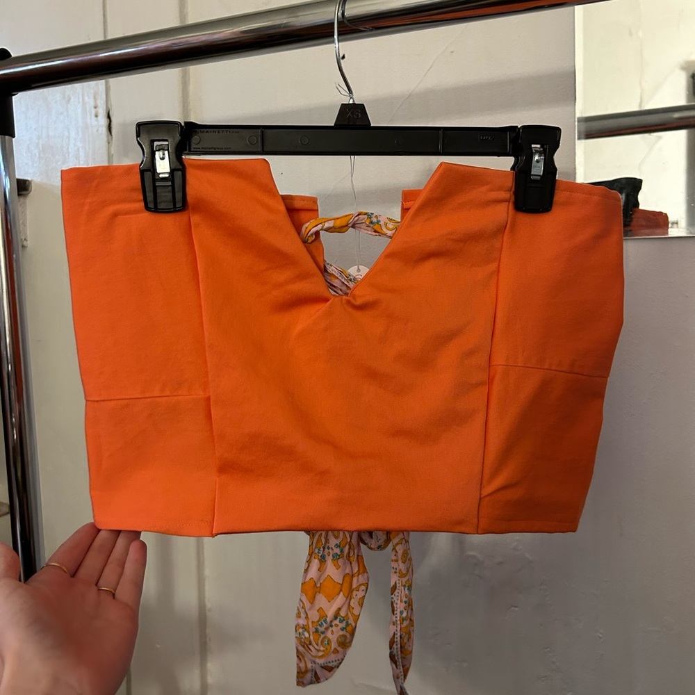 Orange Corset